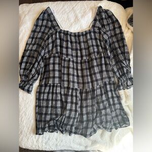 Lulu’s Gingham Babydoll Dress